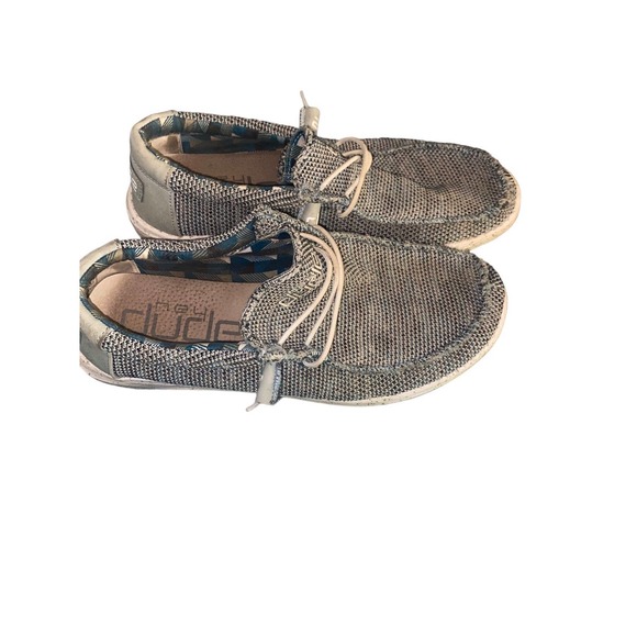 Hey dudes wally Sox ice grey size 8 mens - Picture 1 of 7